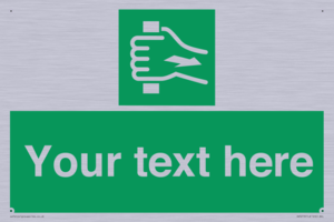 Custom Pull Bar Sign